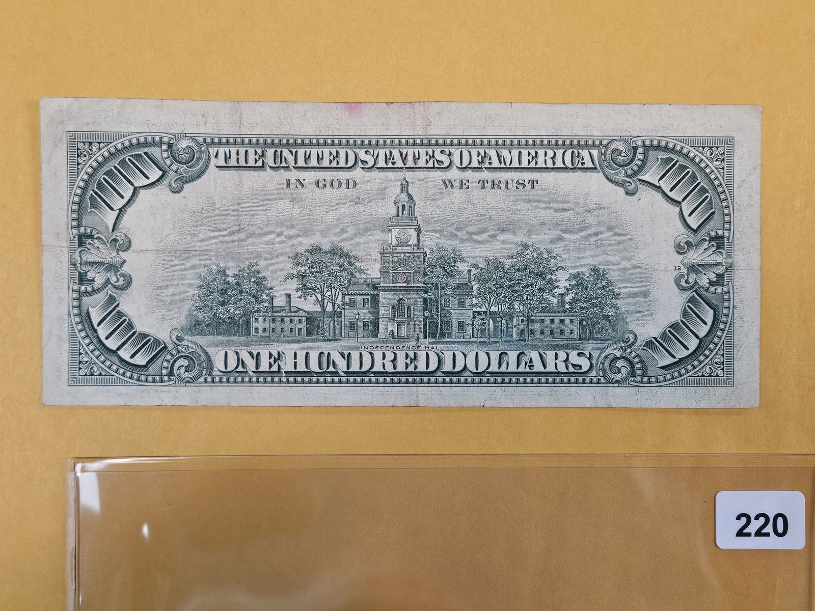 Series 1969-A One Hundred Dollar FRN in Very Fine - 2