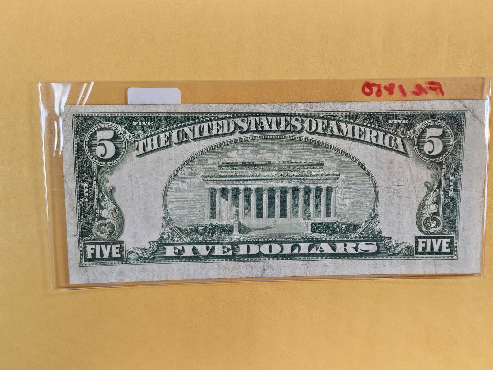 Series 1929 Five Dollar National Currency - 2