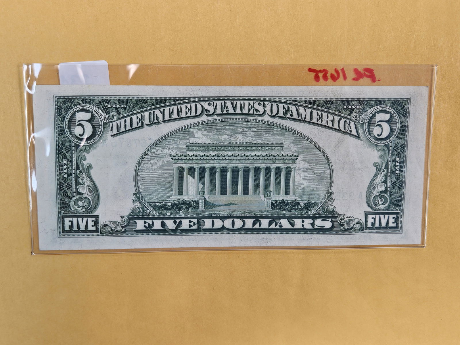 Crisp Uncirculated Series 1953 Five Dollar Silver Certificate - 2