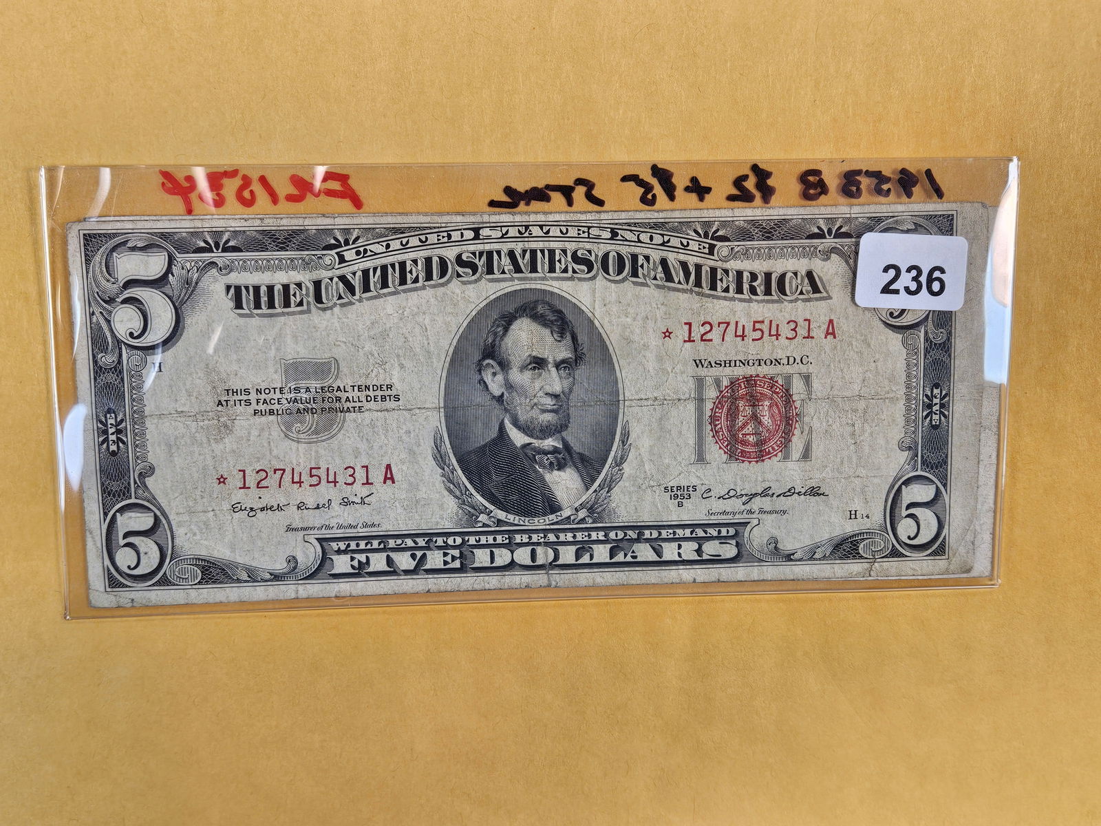 Two RED Seal STAR Replacement Notes (1 of 2)