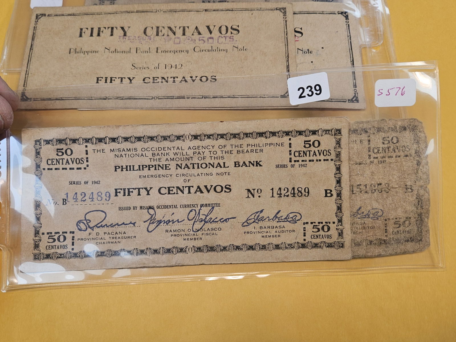 Five scarcer Philippines Notes - 6