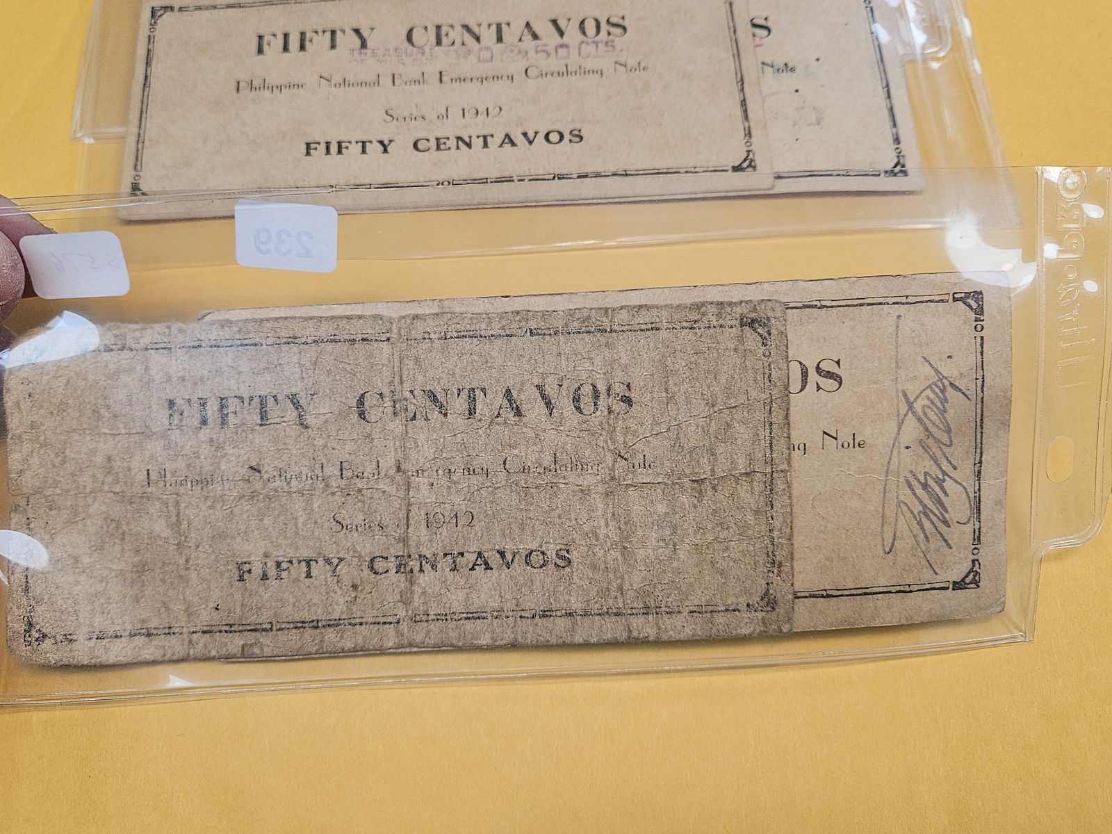 Five scarcer Philippines Notes - 7