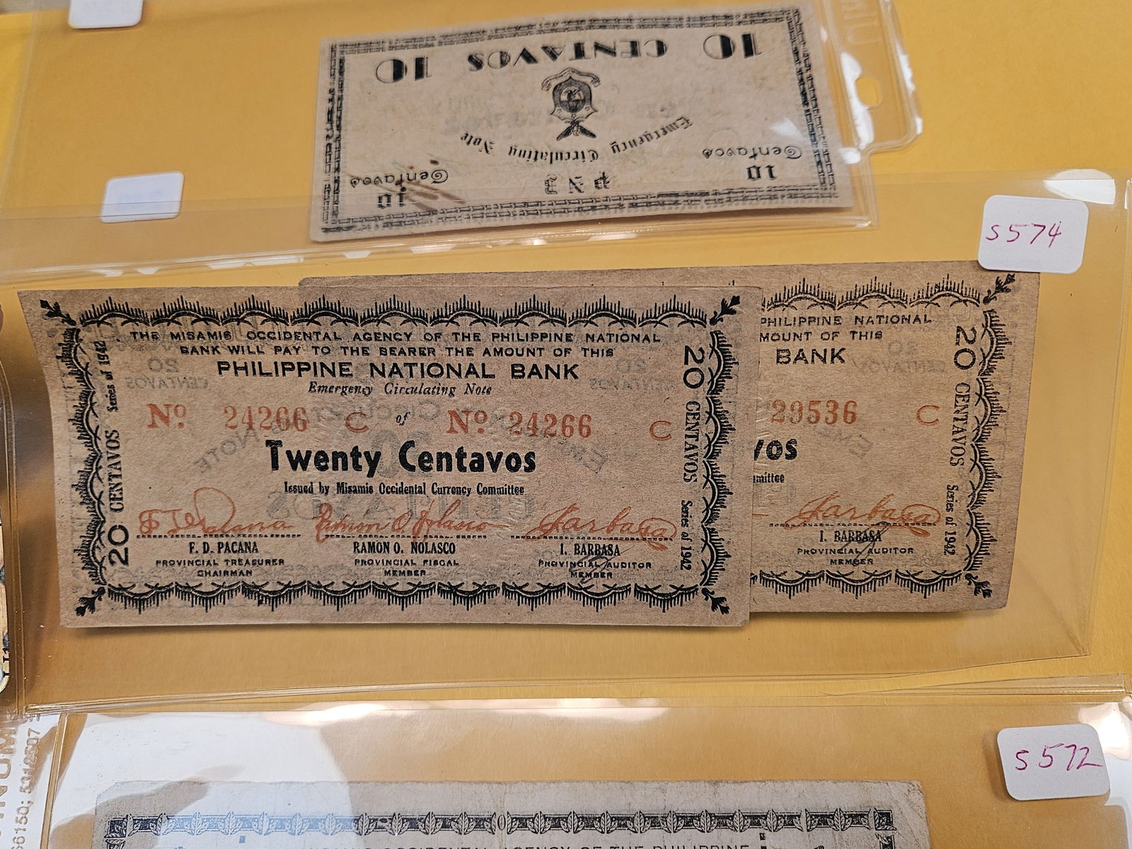 Four scarcer Philippines Notes - 4