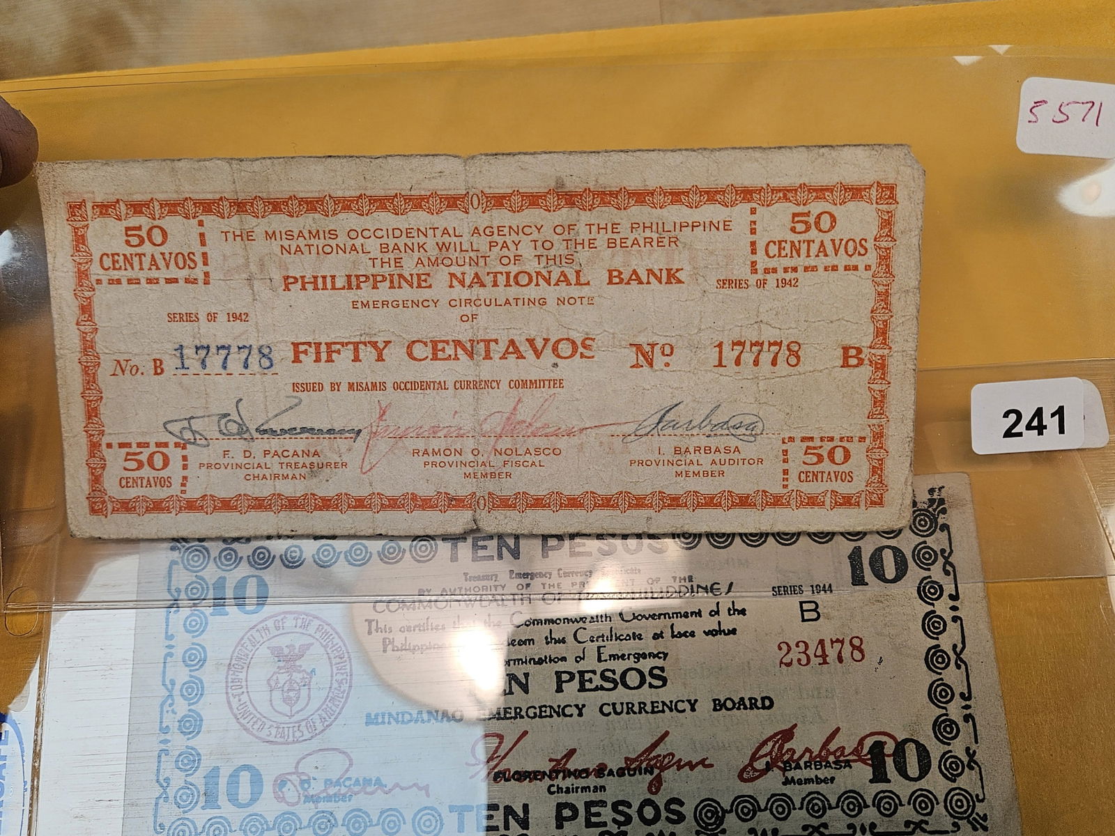 Four scarcer Philippines Notes - 2