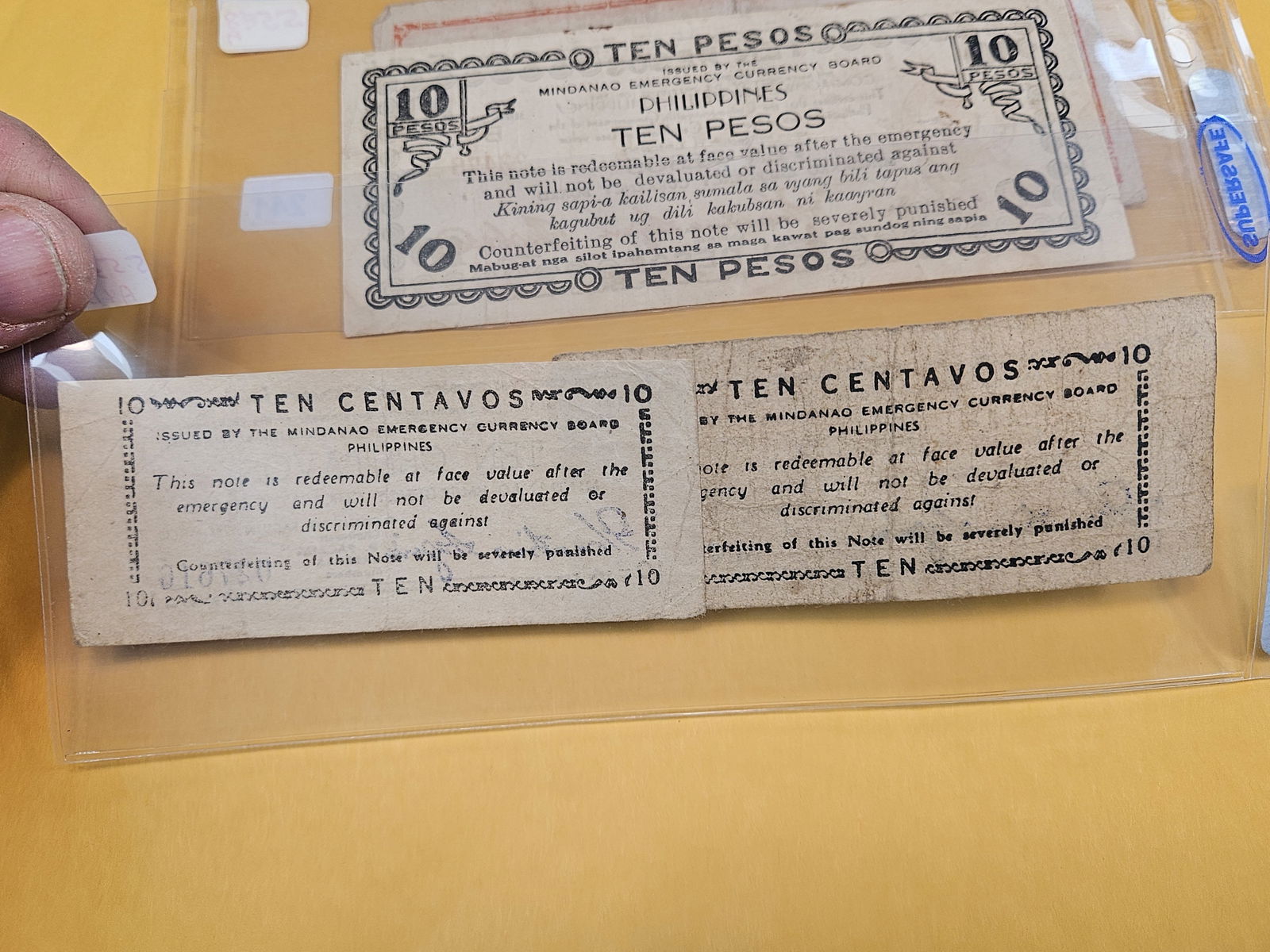 Four scarcer Philippines Notes - 7