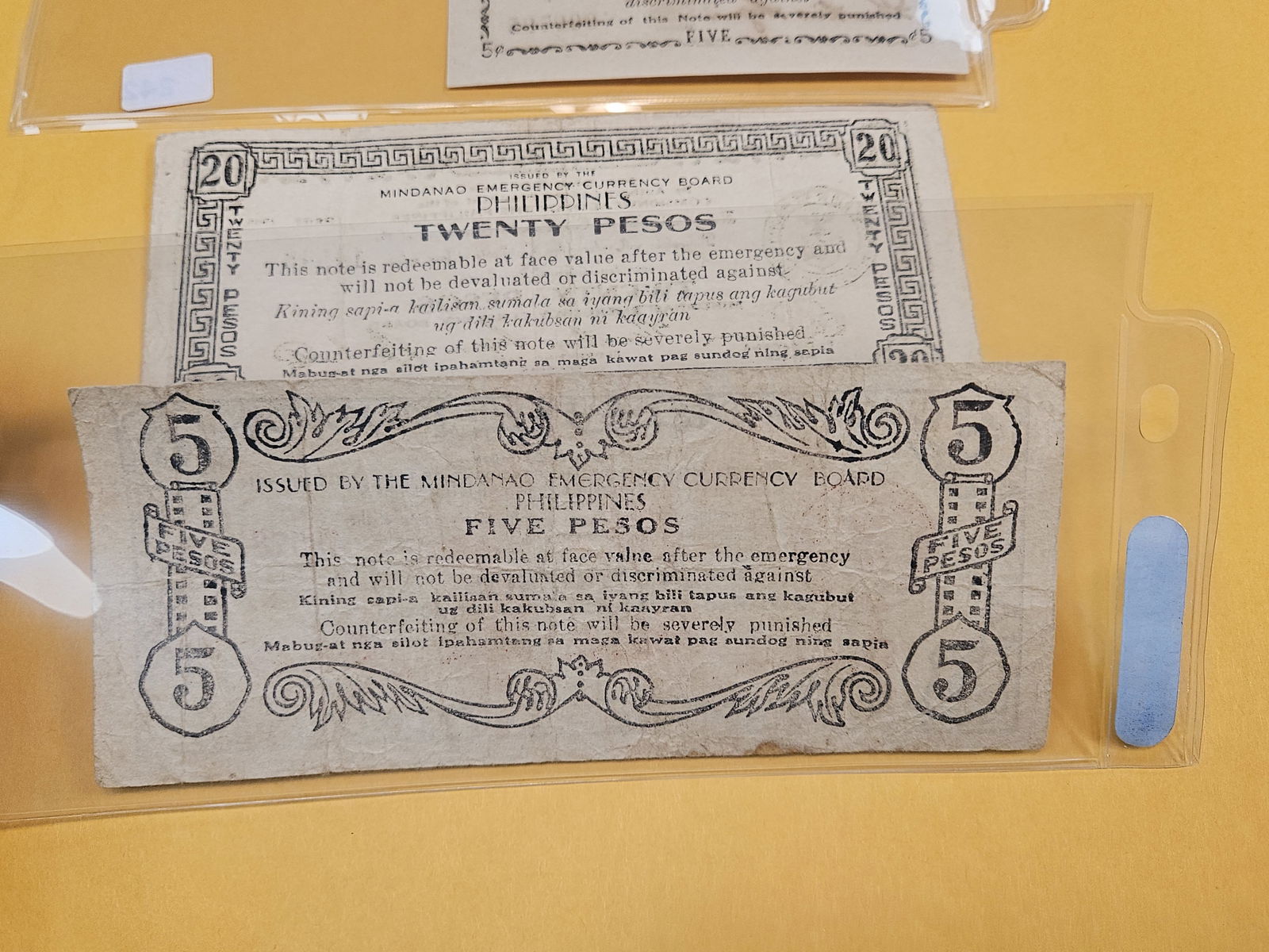 Three scarcer Philippines Notes - 7