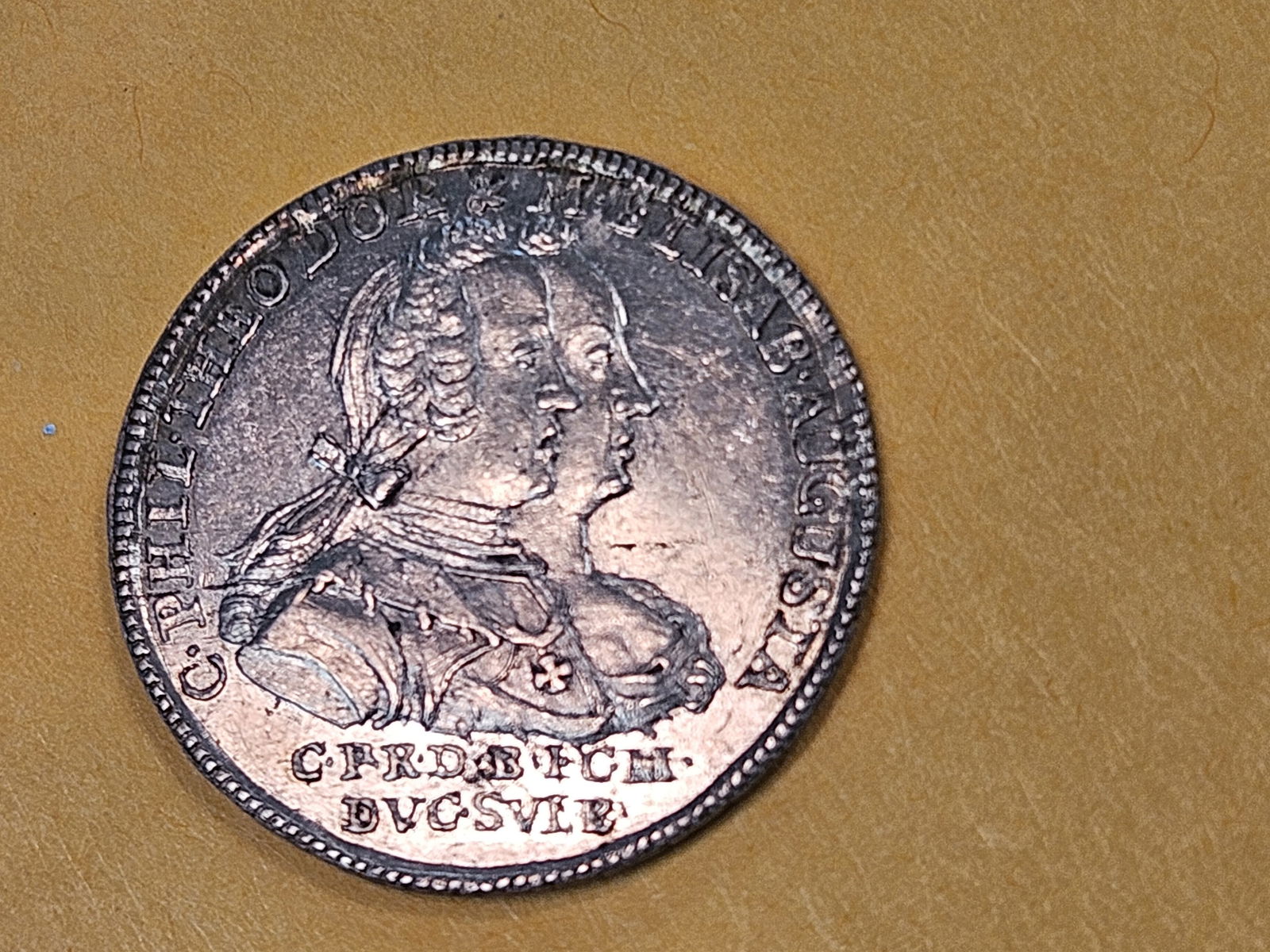 ** RARE ** GEM Prooflike 1742 Germany Silver PATTERN!!! - 4