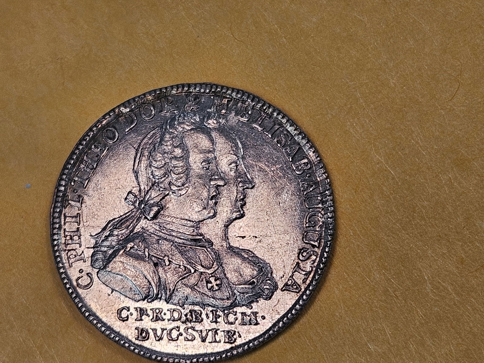 ** RARE ** GEM Prooflike 1742 Germany Silver PATTERN!!! - 5