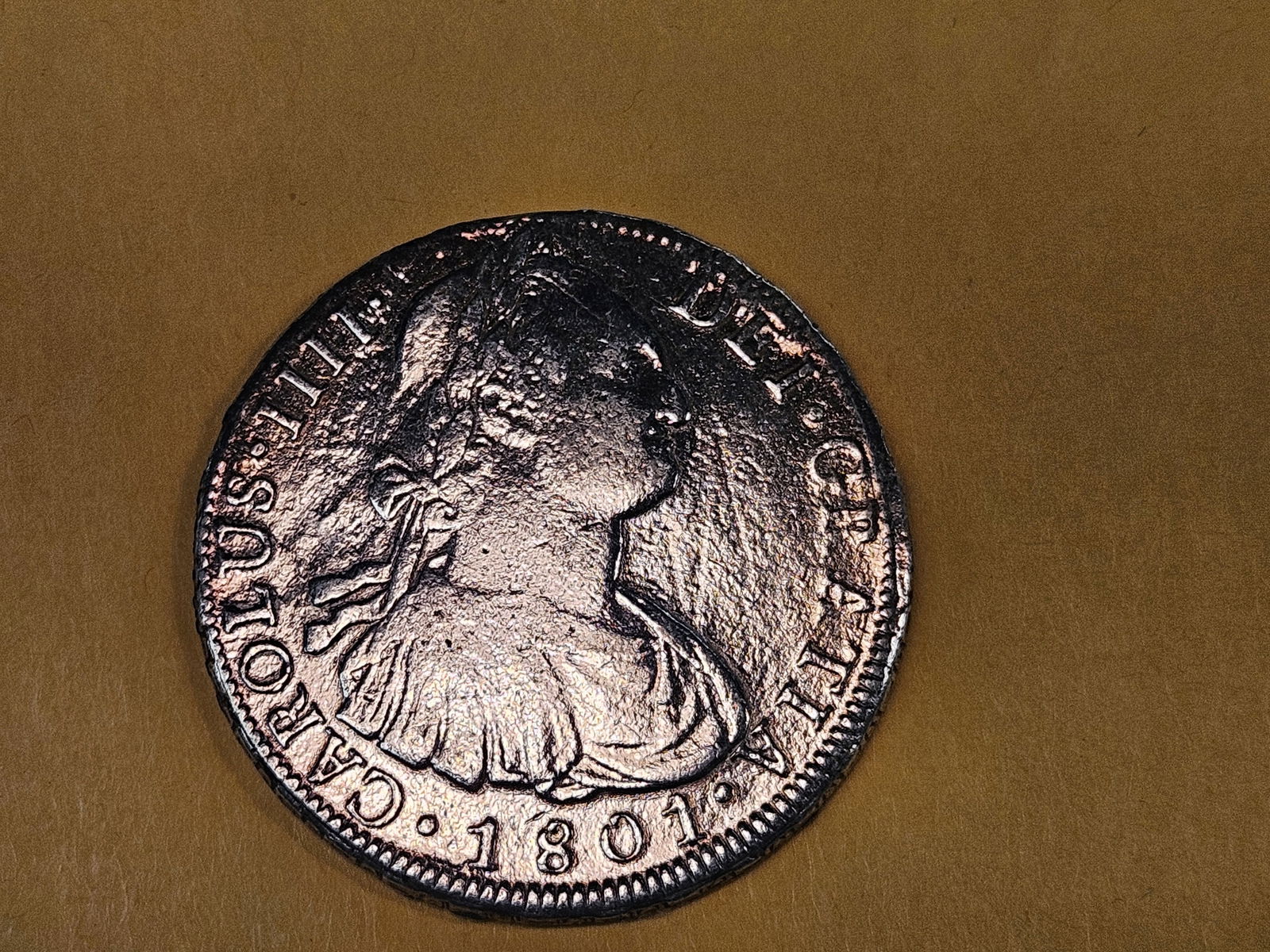 1801 pp Bolivia silver 8 reals in Very Fine - details - 3