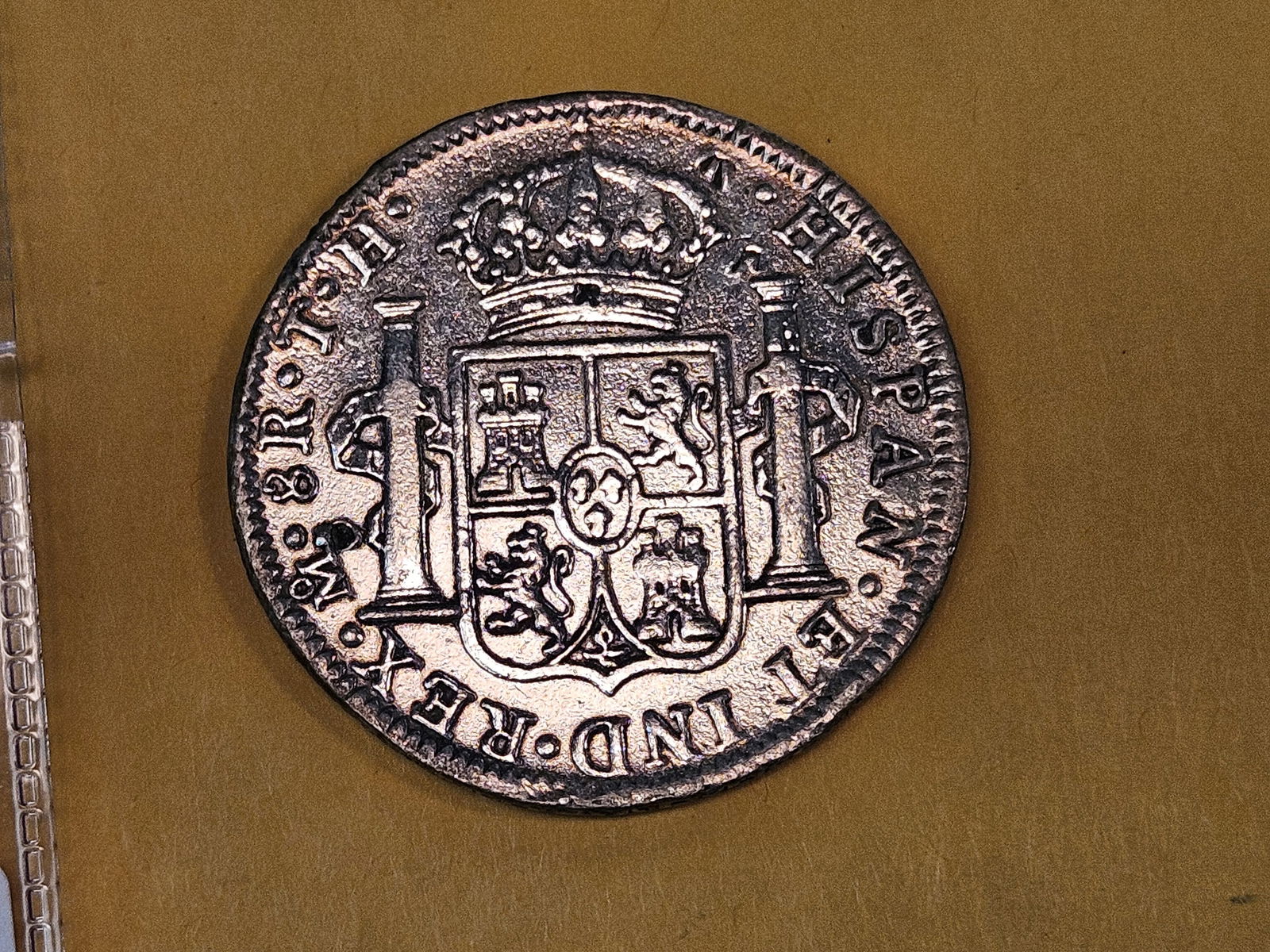 1806 TH Mexico silver 8 reals in Extra Fine - details - 5