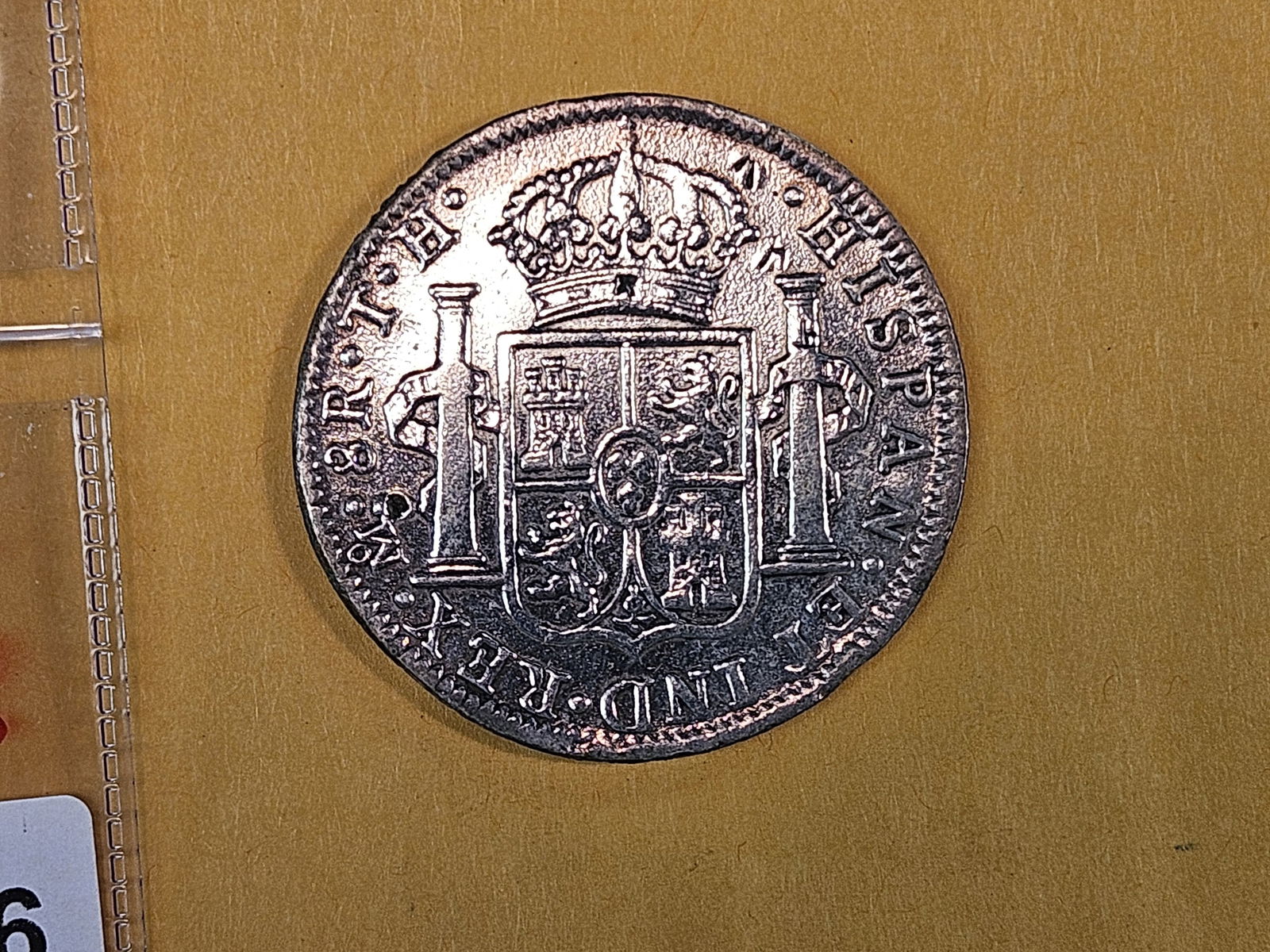 1806 TH Mexico silver 8 reals in Extra Fine - details - 6