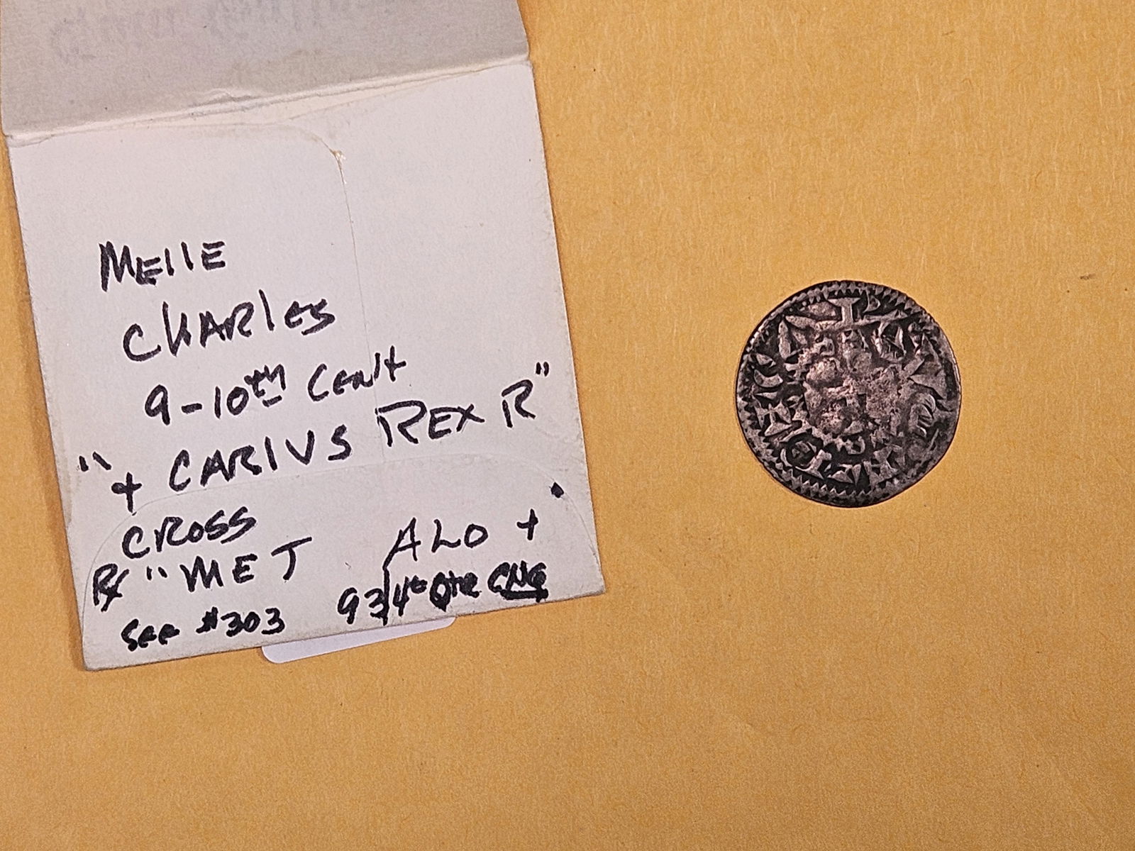 840 - 877 France silver coin - 3