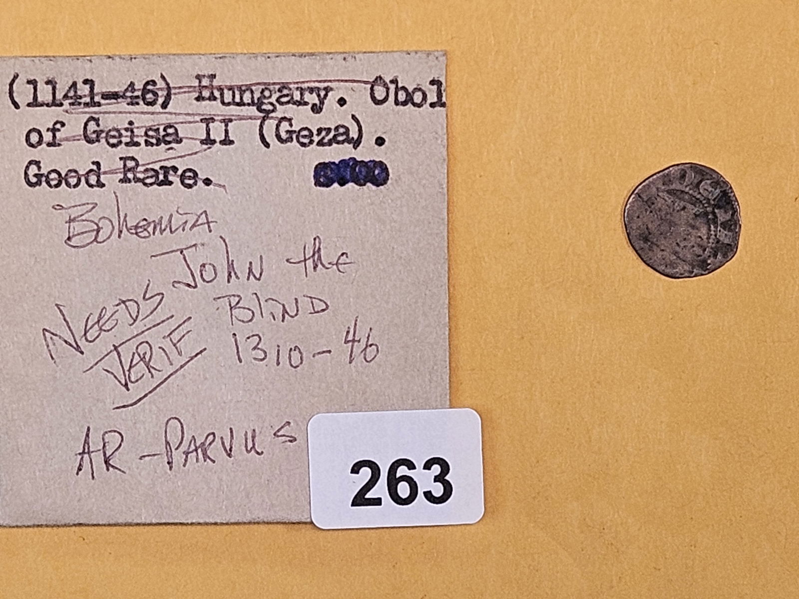 1310 - 1346 Bohemia silver parvus - 2