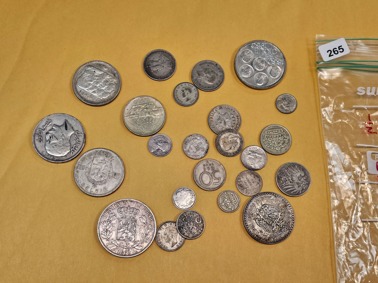 Bag of SILVER World Coins - 2