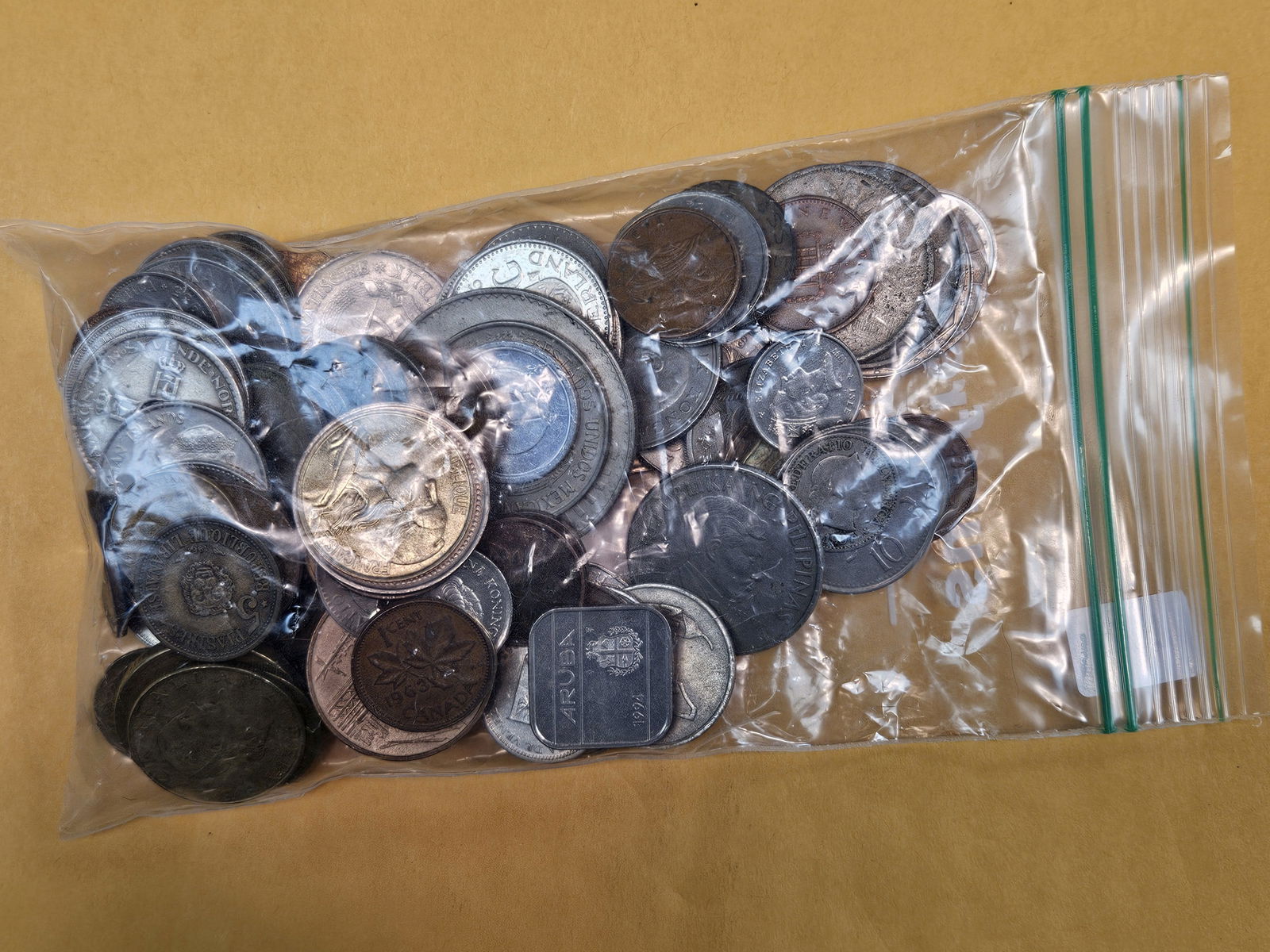 One Pound of mixed World Coins - 2