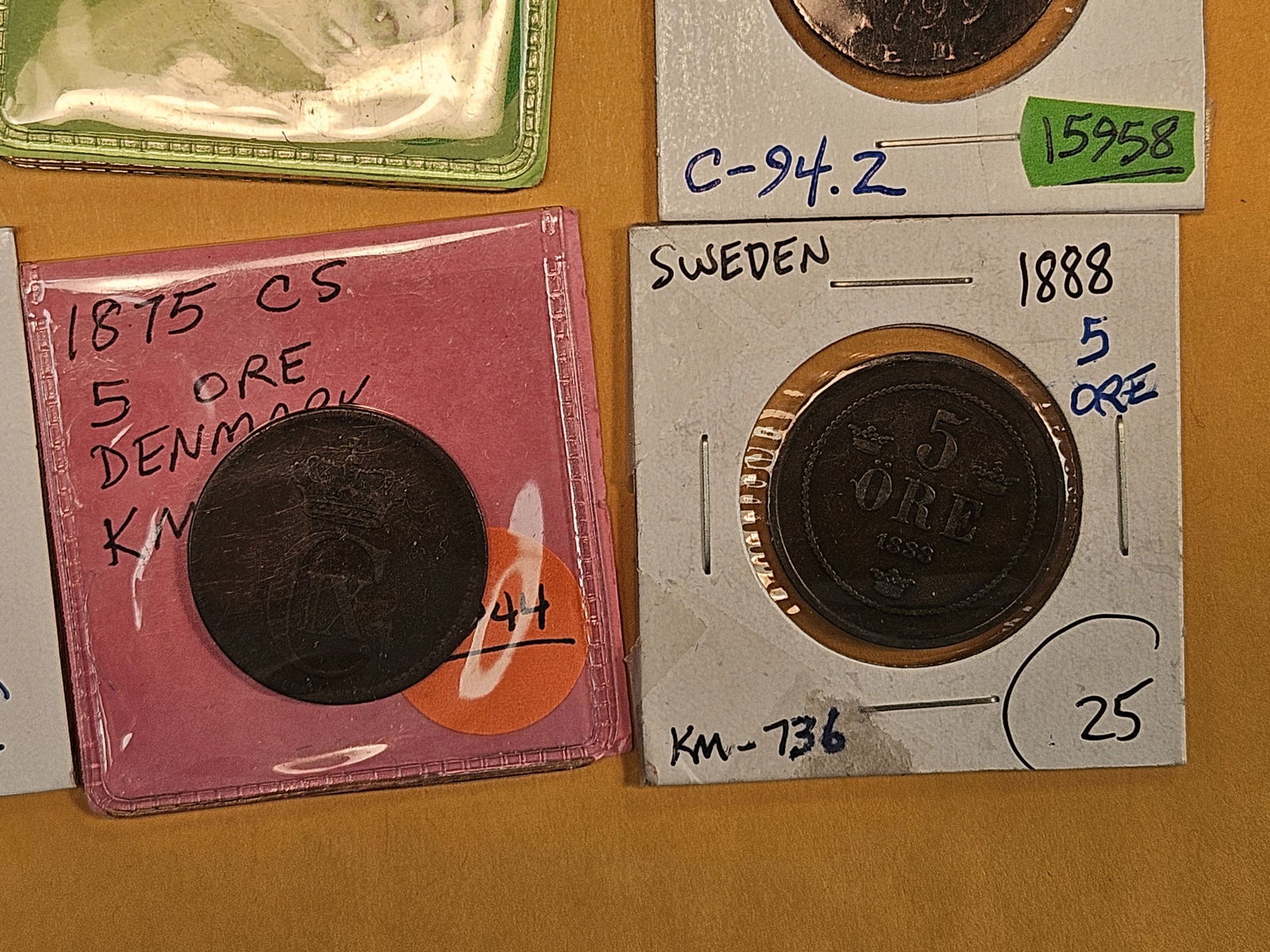Twelve fun mixed World coins - 7