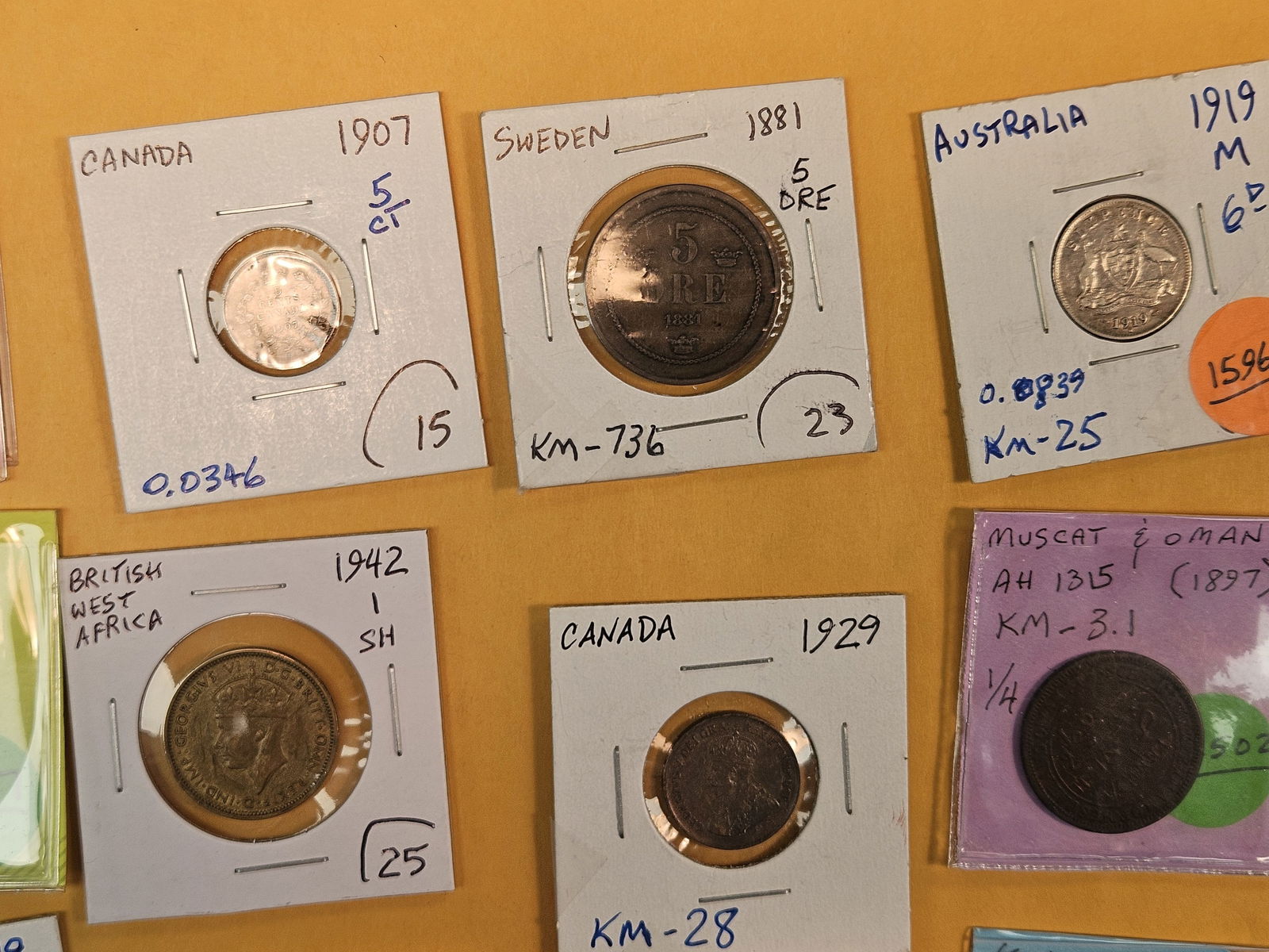 Fifteen fun mixed World Coins - 3