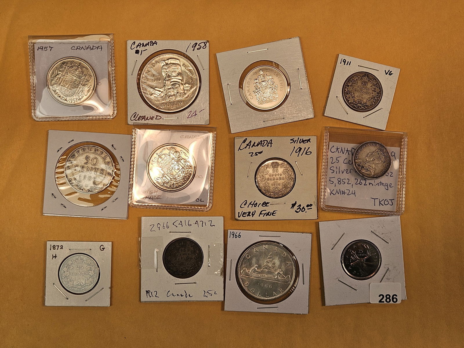Twelve mixed SILVER World coins (1 of 7)