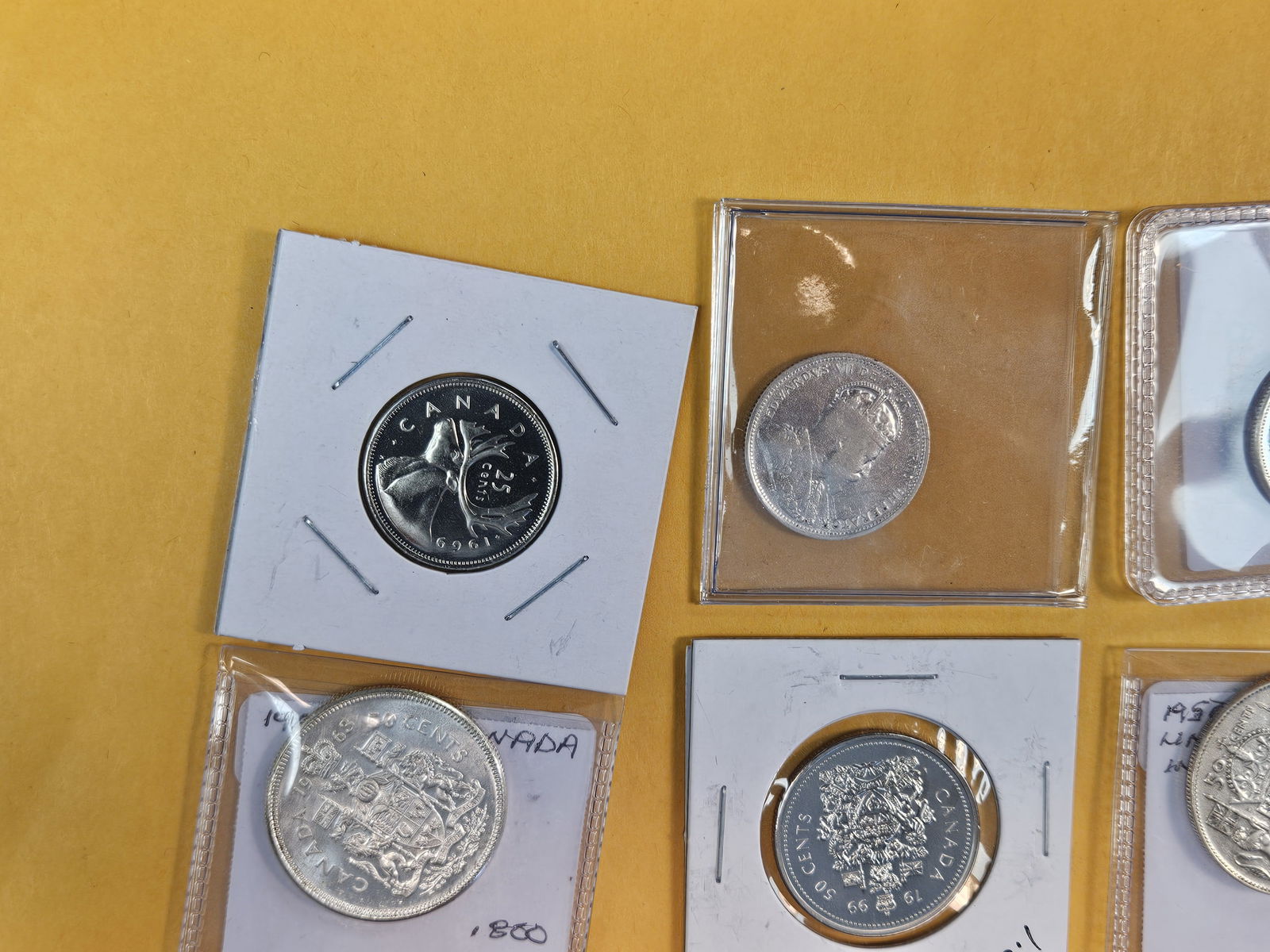 Twelve mixed SILVER World coins - 2