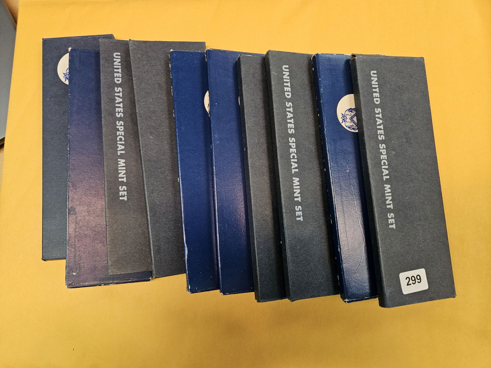 Ten mixed US SILVER Special Mint Sets: All in original GSA hard packs with outer boxes 