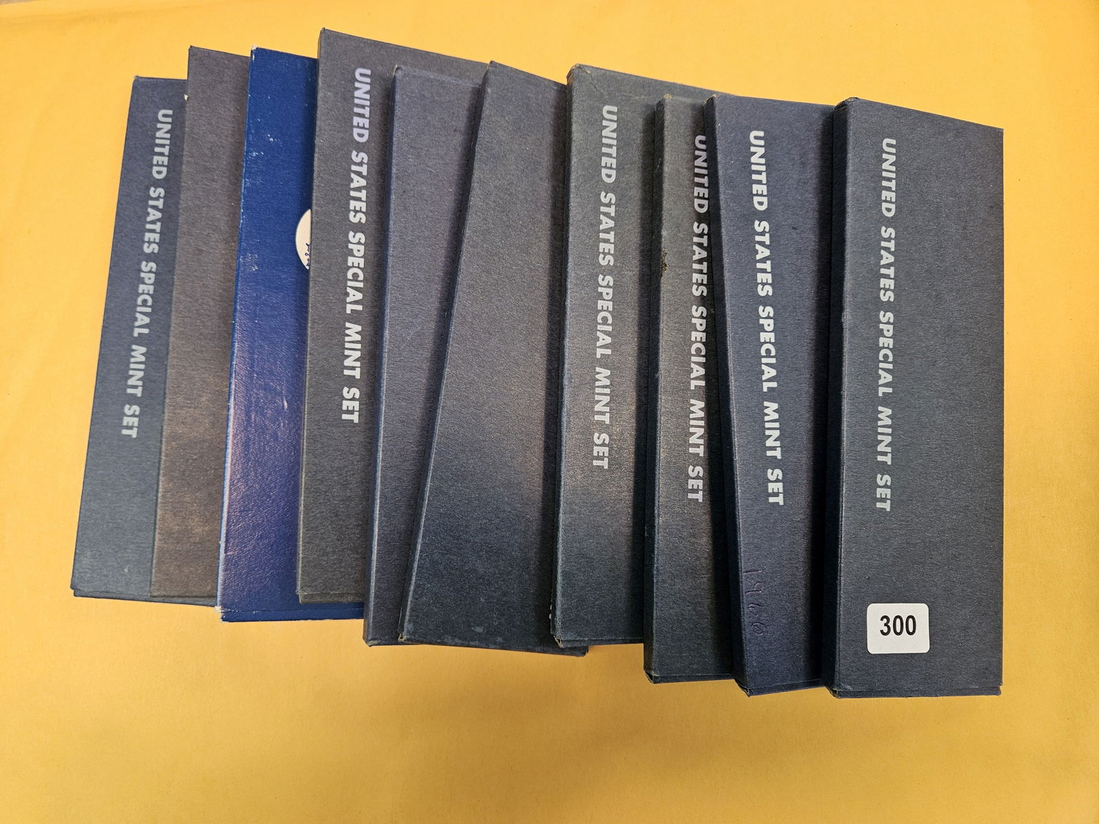 Ten mixed US SILVER Special Mint Sets: All in original GSA hard packs with outer boxes 