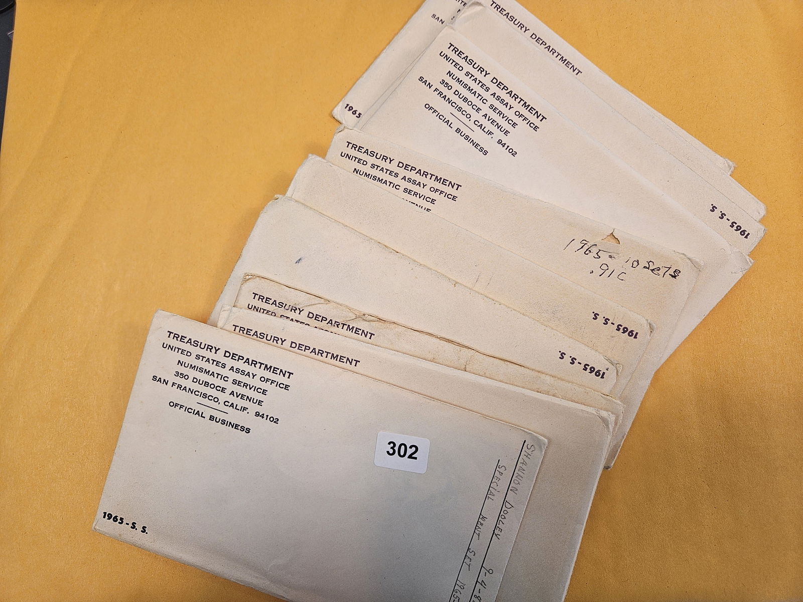 Ten 1965 Silver Special Mint Sets (1 of 1)