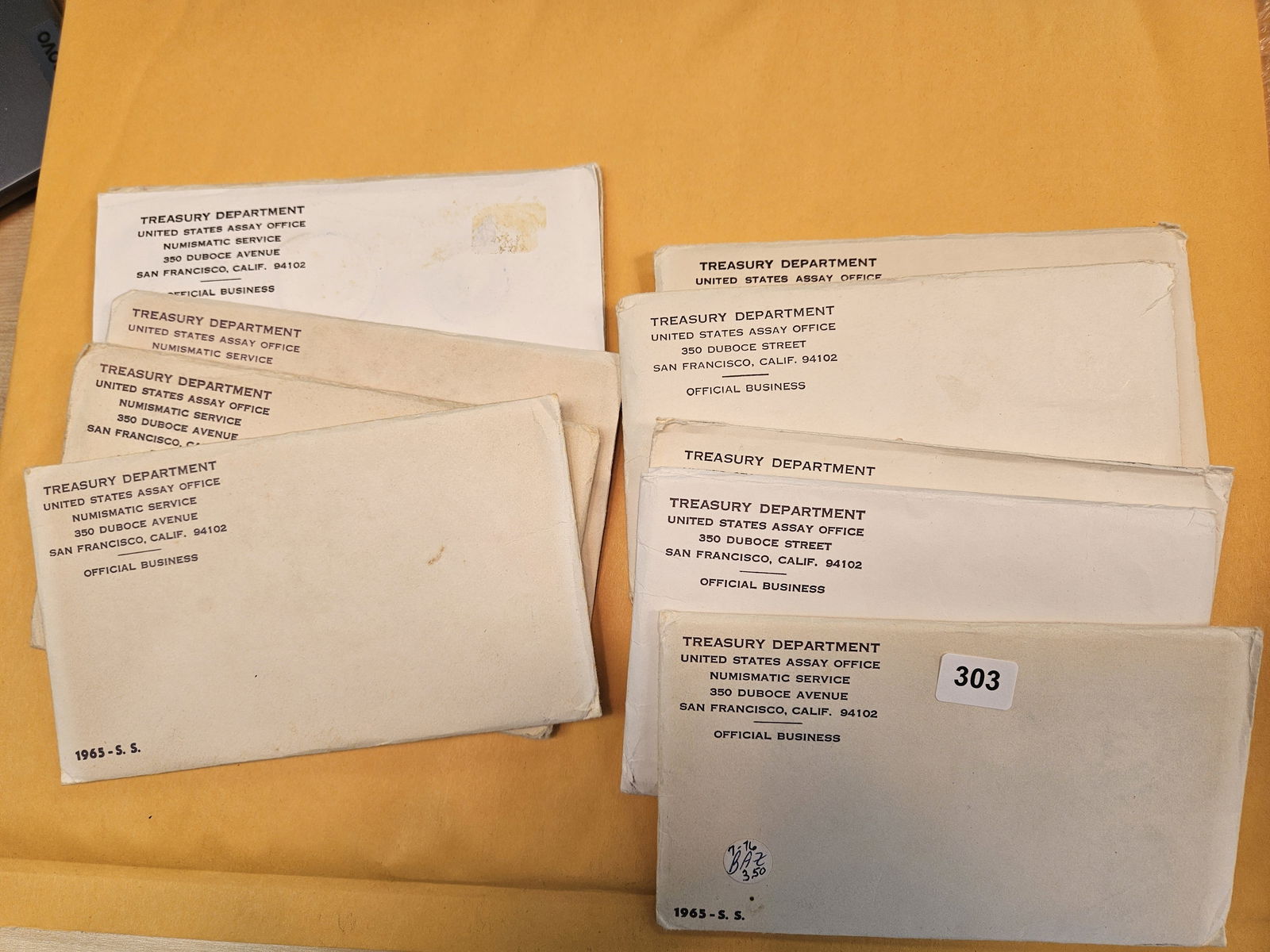 Ten mixed US Silver Mint Sets (1 of 1)