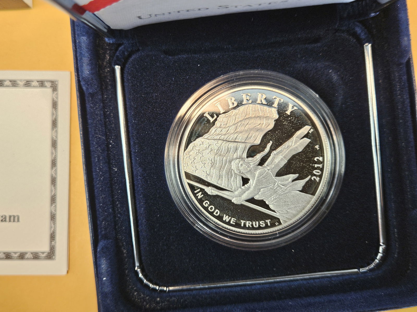 2012 Star-Spangled Banner GEM Proof Deep Cameo Commemorative SILVER Dollar - 2