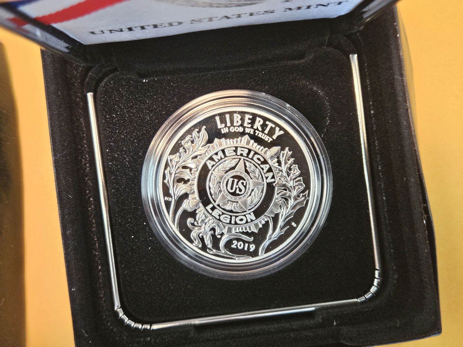 2019 American Legion Proof Deep Cameo Commemorative SILVER Dollar - 2