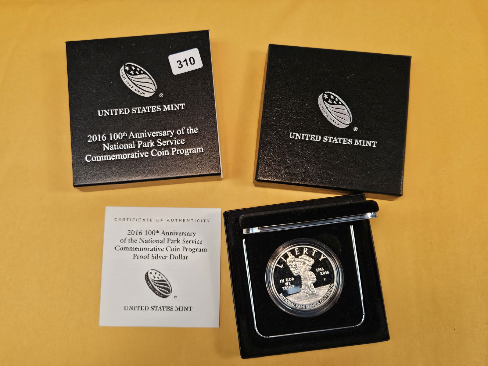 2016 National Park Service Proof Deep Cameo Commemorative SILVER Dollar (1 of 2)