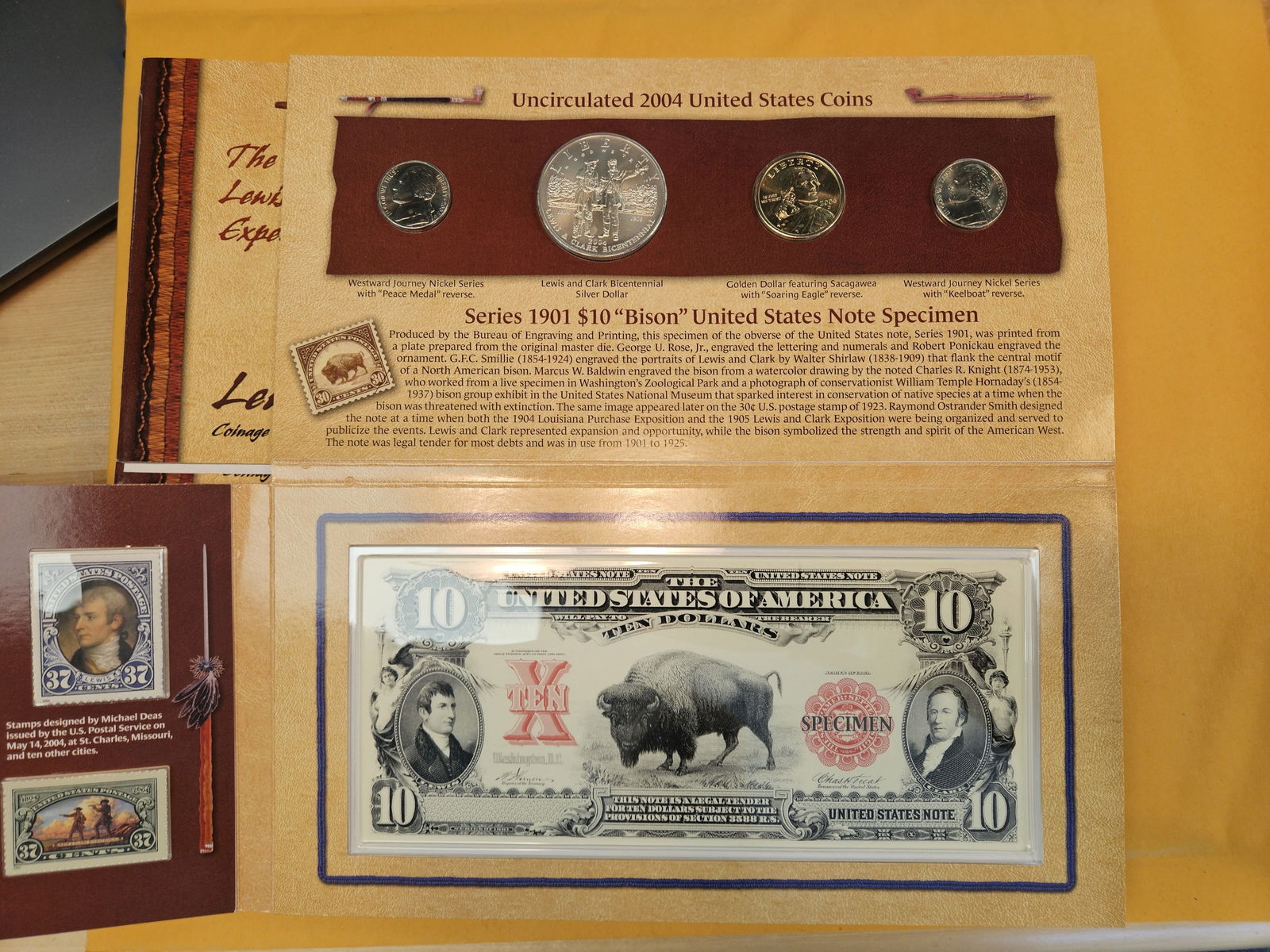 The 2004 Lewis & Clark Coinage and Currency Set - 2