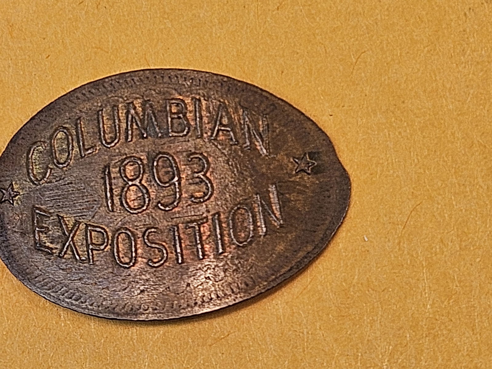 1893 Uncirculated Columbian Exposition Elongated Cent - 3