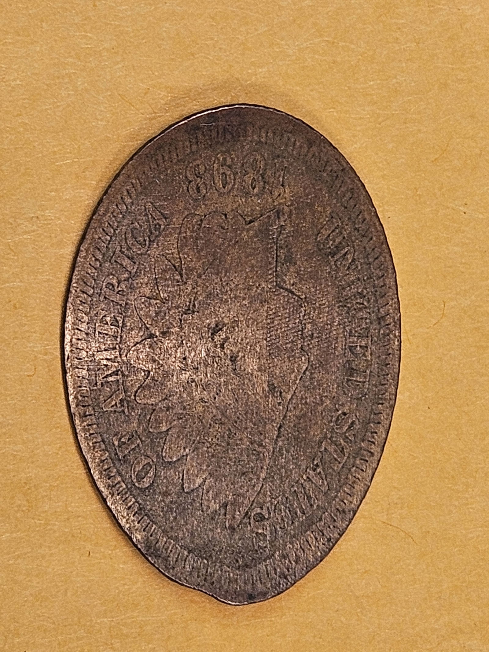 1893 Uncirculated Columbian Exposition Elongated Cent - 4