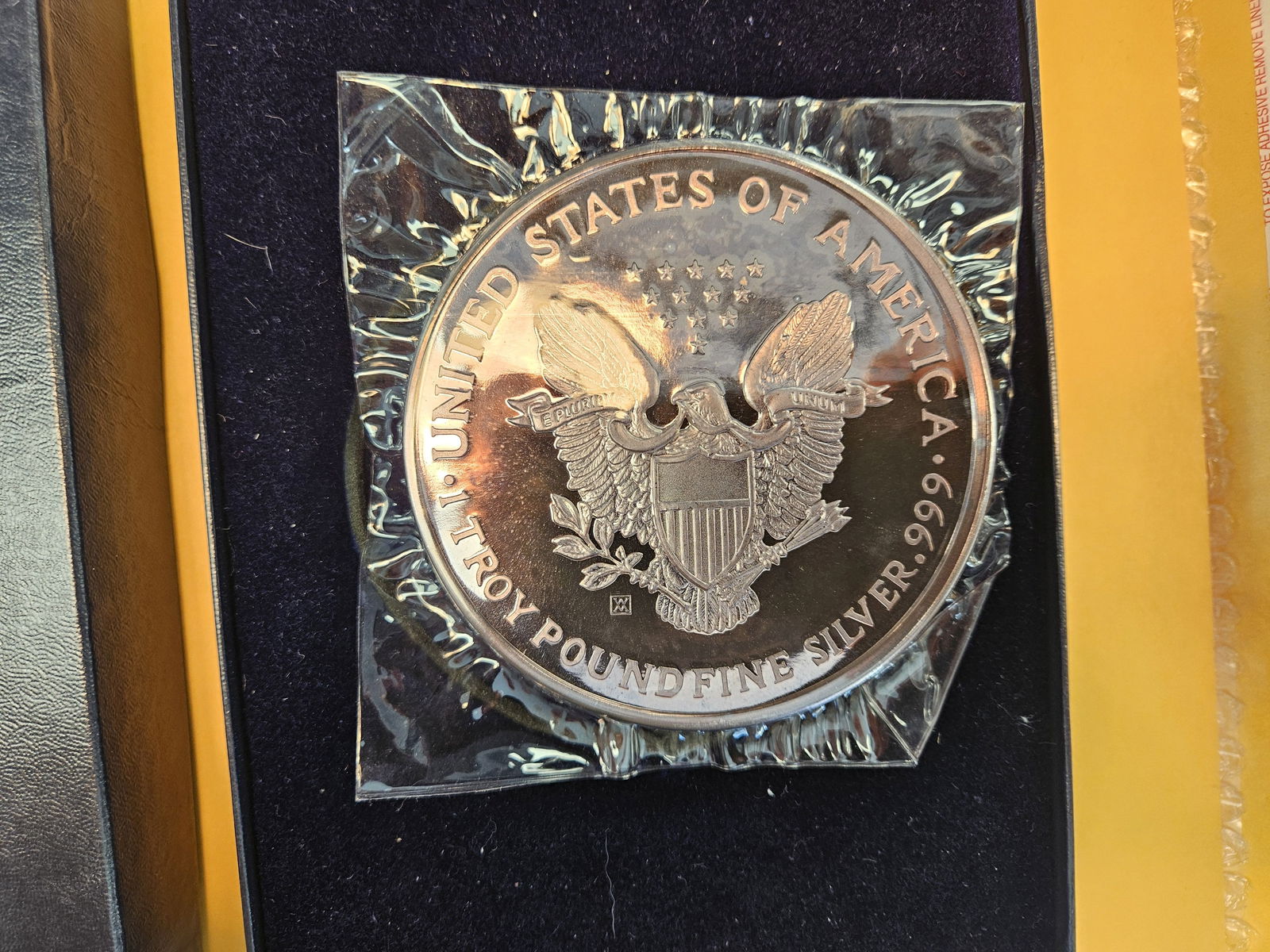 ONE TROY POUND .999 fine Proof SILVER Art Round - 3