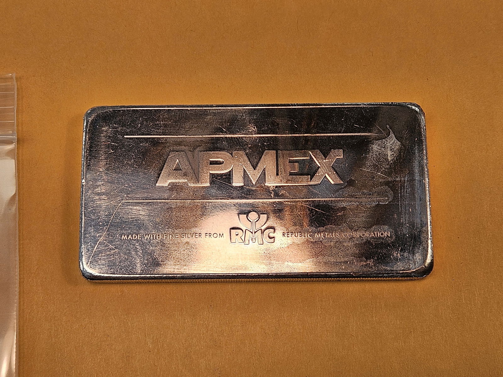 TEN Troy ounce .999 fine silver proof art bar - 2