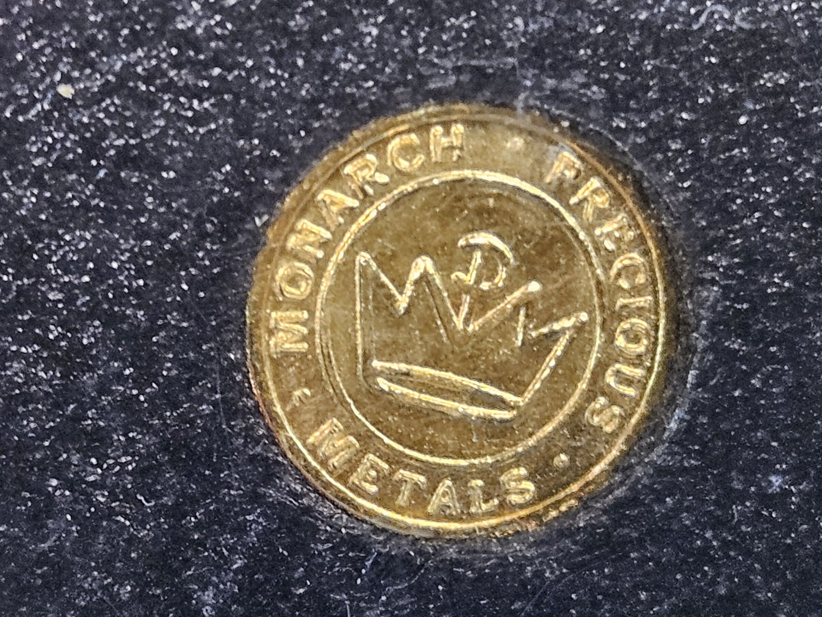 GOLD! Monarch Metals .9999 fine gold round - 2