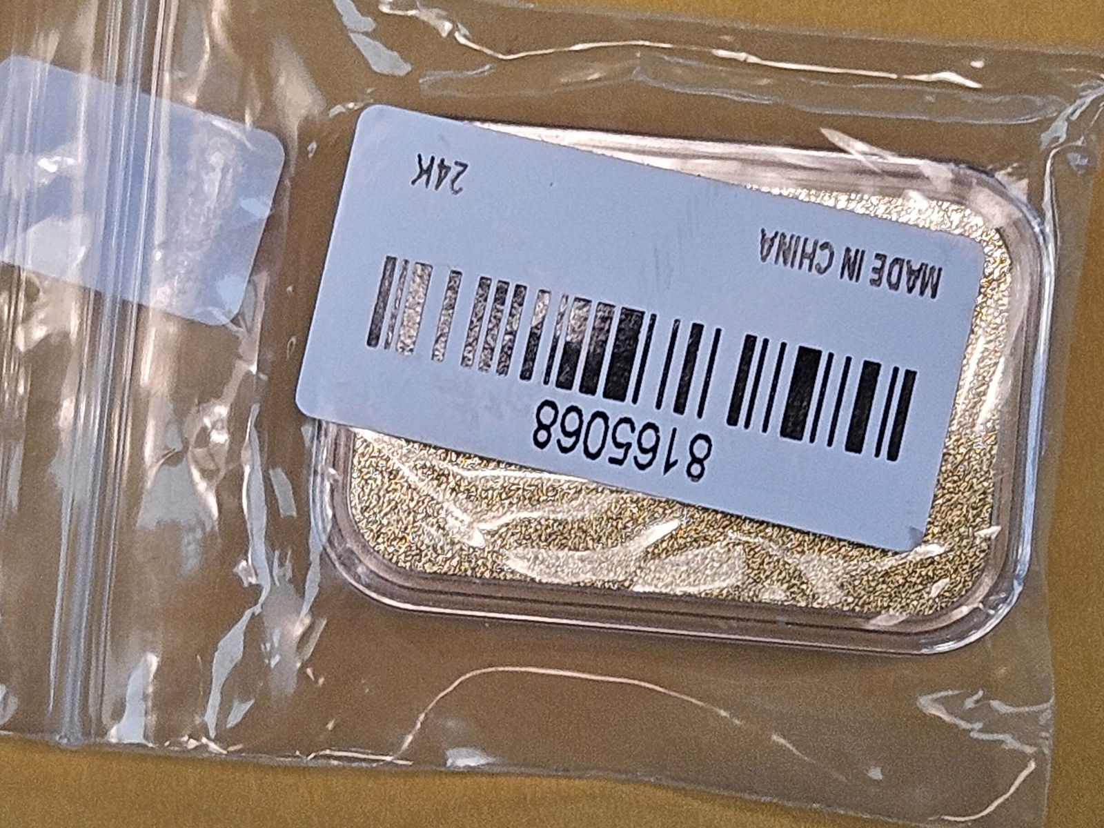 GOLD! GEM Proof .999 fine Gold Art Bar - 3