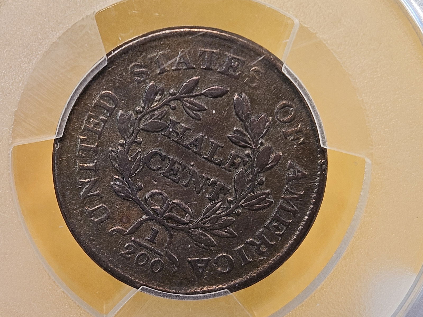 PCGS 1804 Draped Bust Half Cent in Very Fine - details - 7