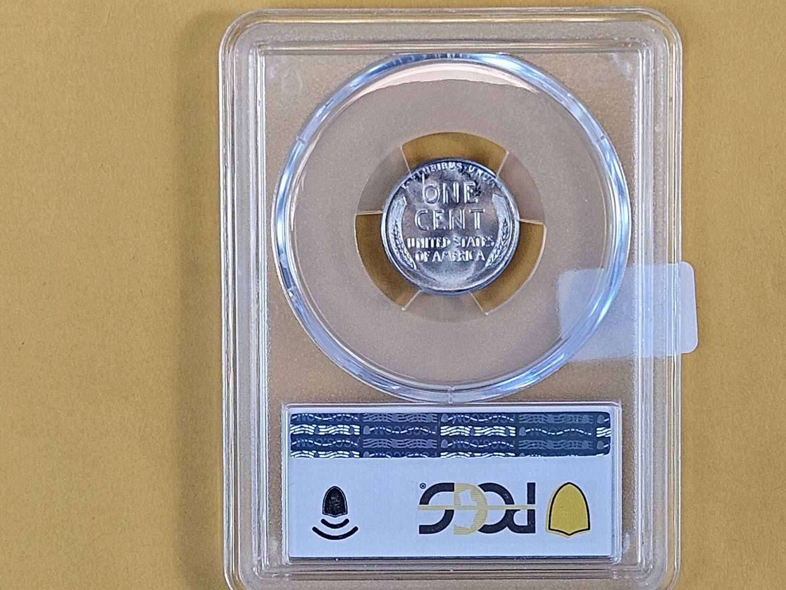 * Superb GEM! PCGS 1943 Steel Wheat cent in Mint State 67 - 4