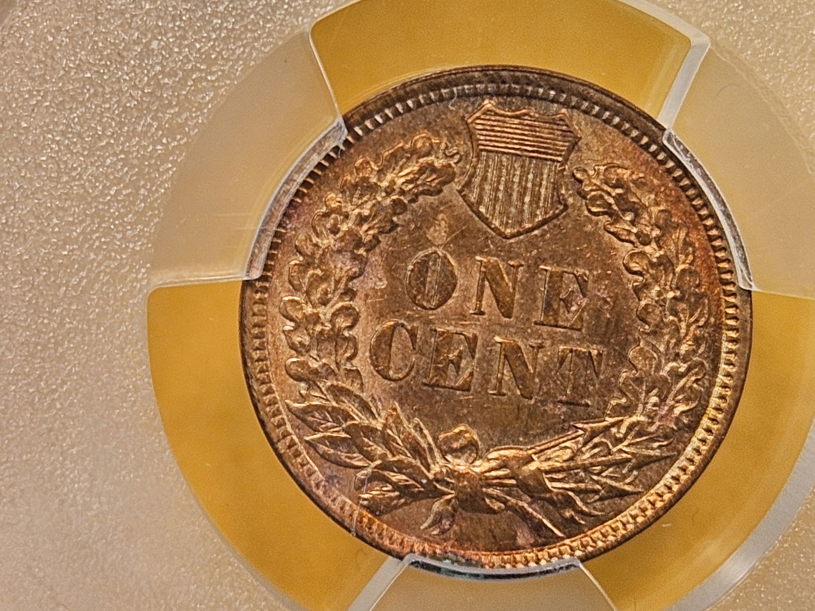 PCGS 1907 Indian Cent in Uncirculated - details - 5