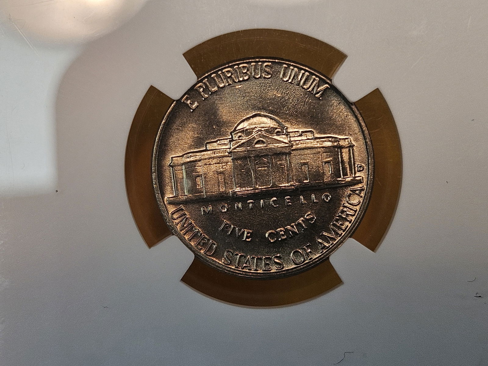 GEM! NGC 1958-D Jefferson Nickel in Mint State 66 - 4