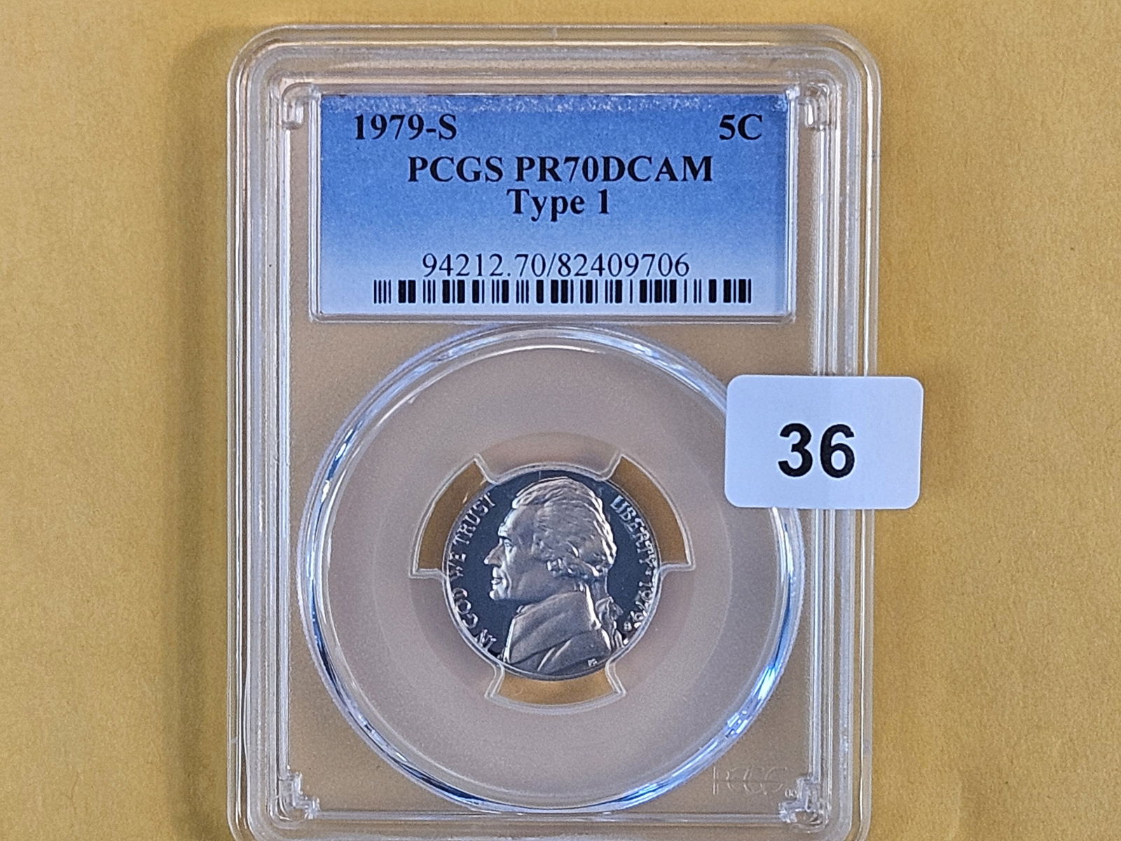 PERFECT! PCGS 1979-S Jefferson Nickel Type 1 In Proof 70 Deep Cameo - 2