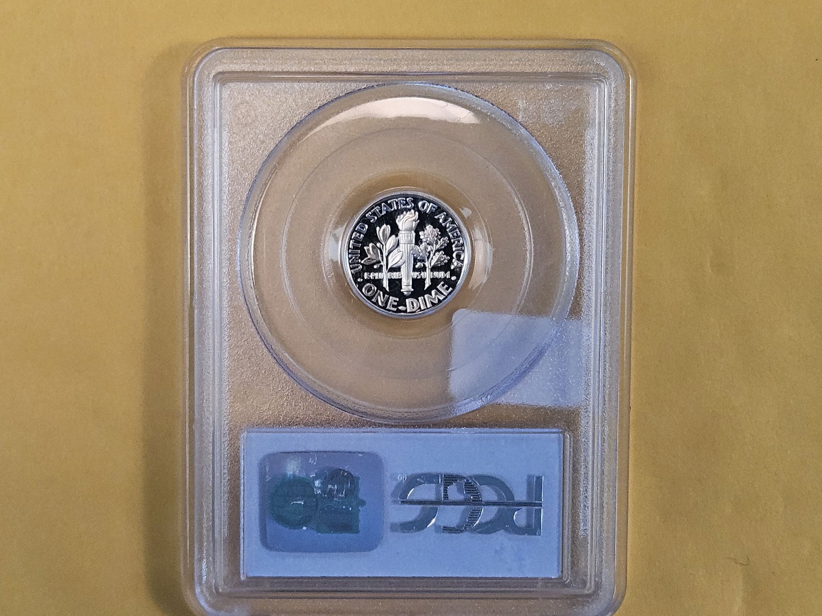 PERFECT! PCGS 2000-S silver Roosevelt Dime in Proof 70 Deep Cameo - 3