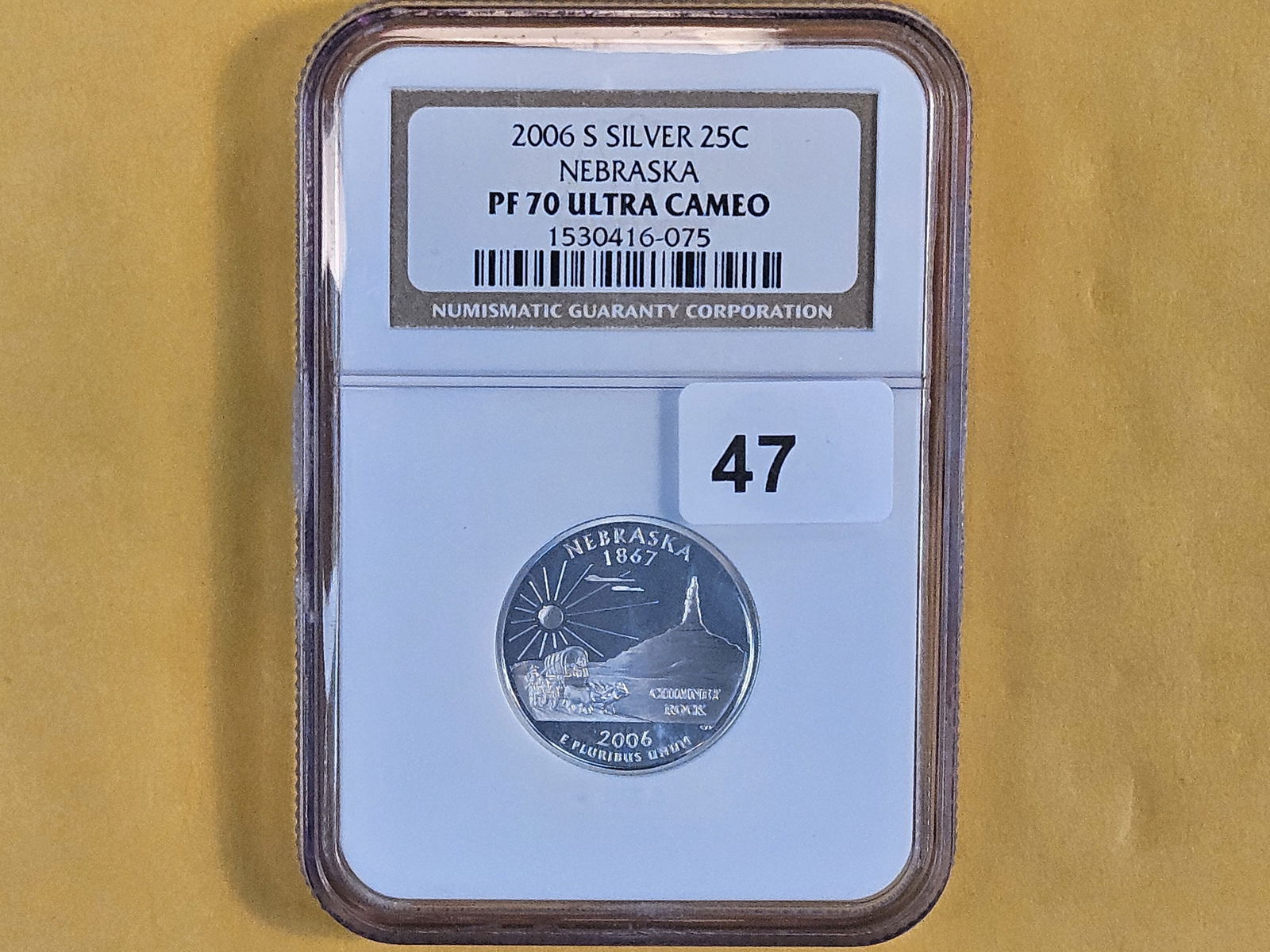PERFECT! NGC 2006-S SILVER Washington Quarter in Proof 70 Ultra cameo - 2