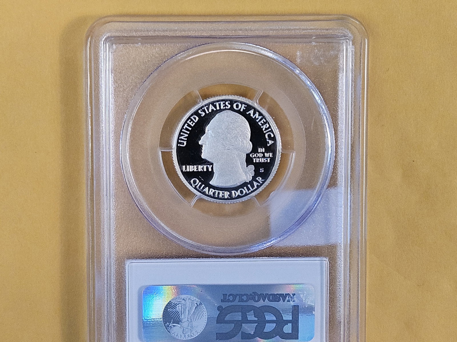 PERFECT! PCGS 2013-S SILVER Washington Quarter in Proof 70 Deep Cameo - 3