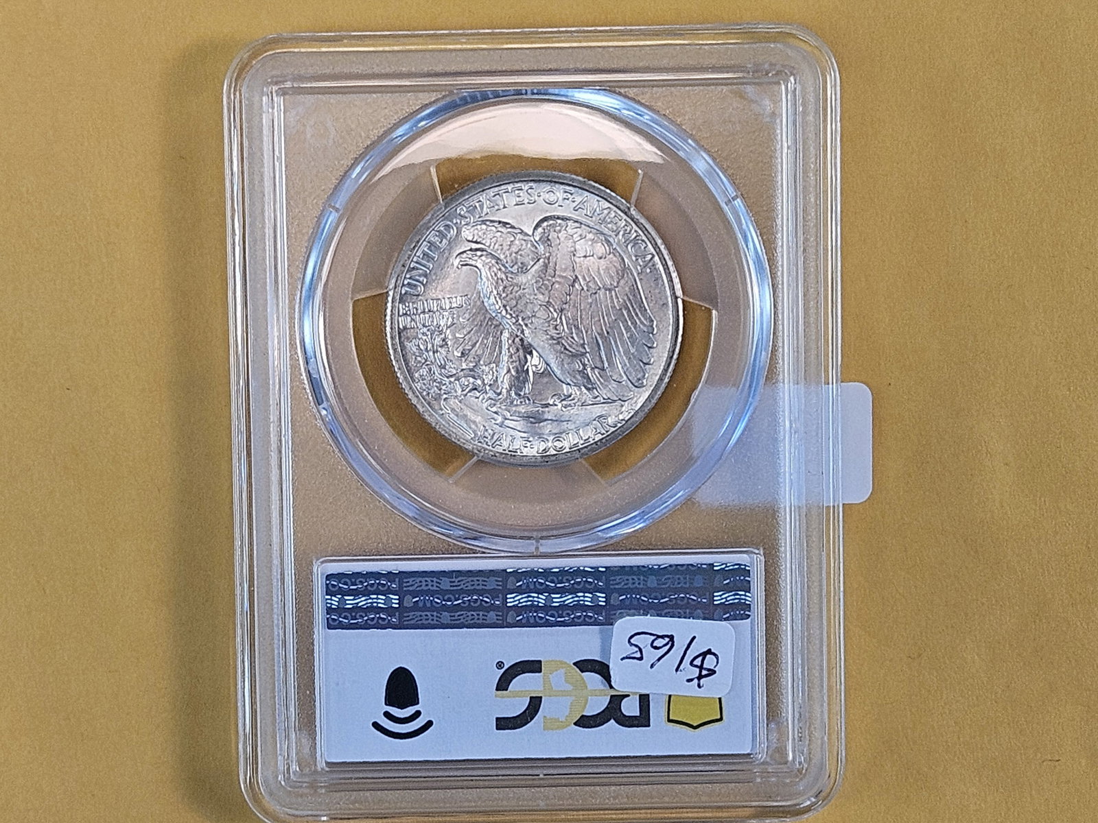 GEM! PCGS 1944-D Walking Liberty Half Dollar in Mint State 65 - 3