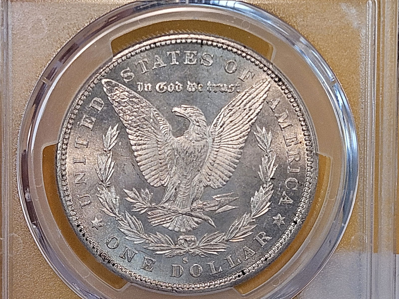 PCGS 1879-S Morgan Dollar in Mint State 64 - 6