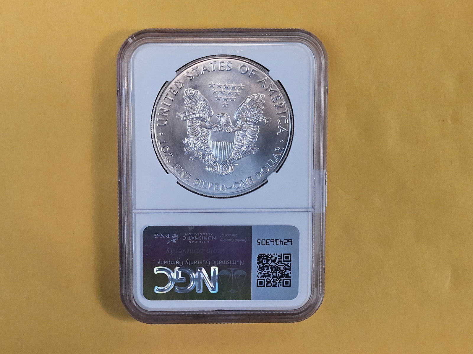 PERFECT! NGC 2011 American Silver Eagle in Mint State 70 - 3