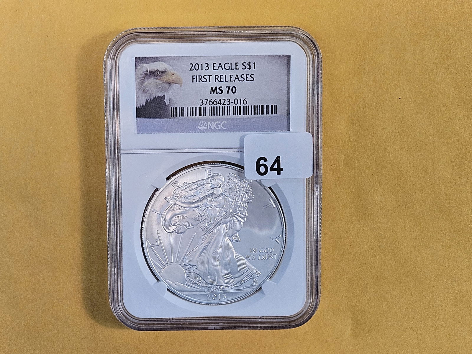 PERFECT! NGC 2013 American Silver Eagle in Mint State 70 - 2