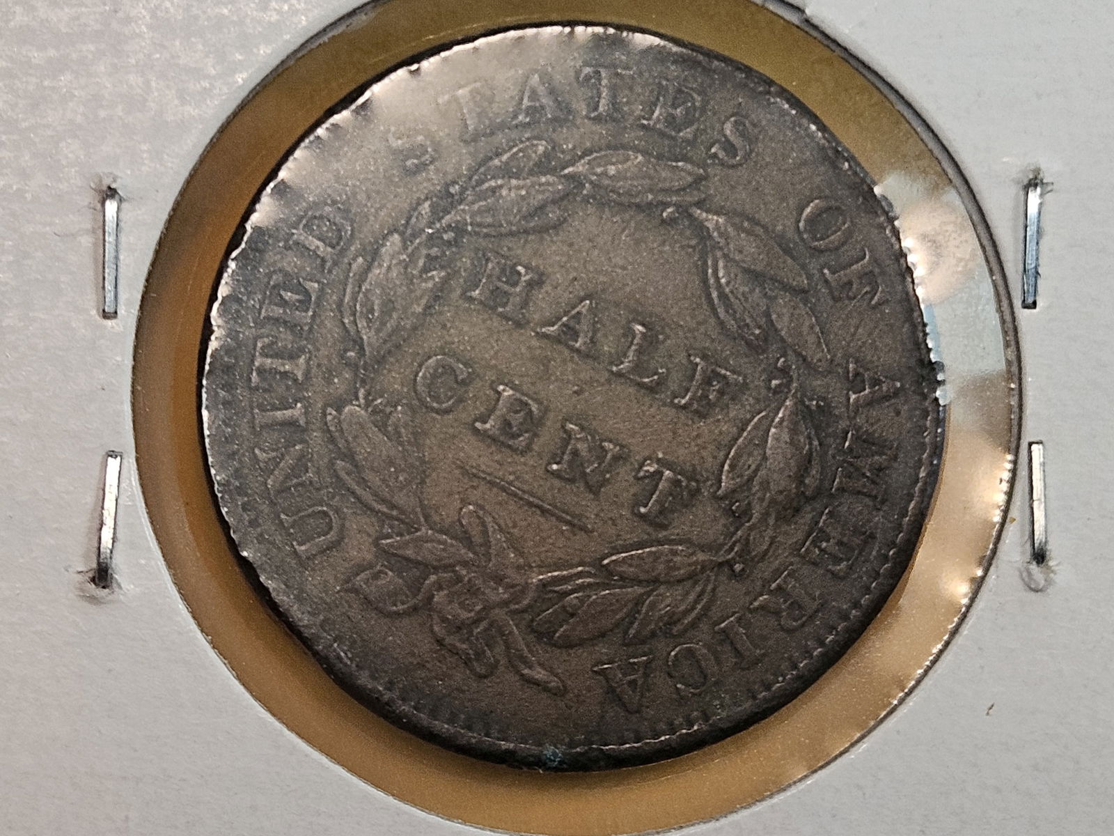 1833 Classic Head Half Cent in Very Fine plus - 5